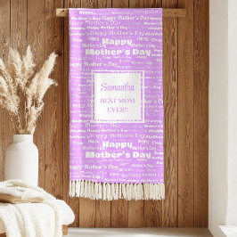 Modern Personalized Gift for Her Typography Text Sherpadecke