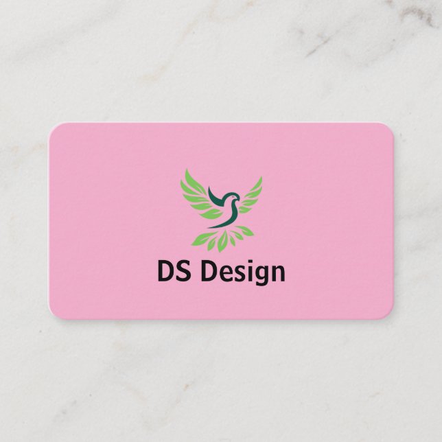 Modern Phoenix Logo Business Card Visitenkarte (Vorderseite)
