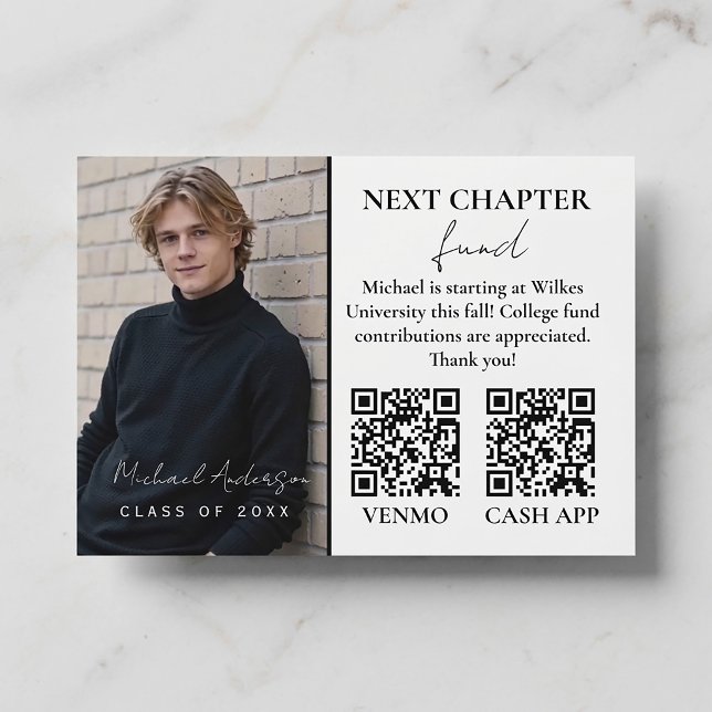 Modern Photo Graduation Announcement Card Visitenkarte (#graduation #announcementphoto #graduation #cardmodern #graduationminimal #graduation #cardsenior )