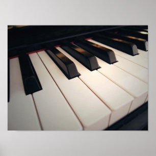 Modern Piano Poster