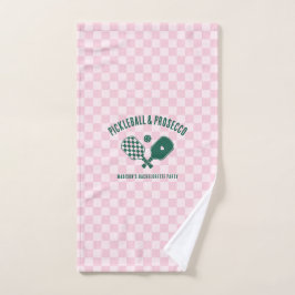 Modern Pickleball & Prosecco Bachelorette Weekend Handtuch