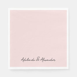 Modern Pink Blush Serviette