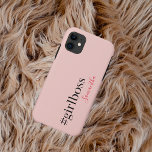 Modern Pink Girl Boss & Name Best Girly Case-Mate iPhone Hülle<br><div class="desc">Auf Zazzle präsentiert sich die Kollektion "Modern Pink Girl Boss & Name! Diese trendige und stilvolle Kollektion ist perfekt für alle starken, unabhängigen Frauen da draußen, die ihre Karriere gestalten und eine Erklärung abgeben. Ob Sie selbst ein Girl-Chef sind oder ein fantastisches Geschenk für ein solches suchen, diese Kollektion wird...</div>