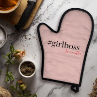 Modern Pink Girl Boss & Name Best Girly