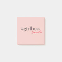 Modern Pink Girl Boss & Name Best Girly