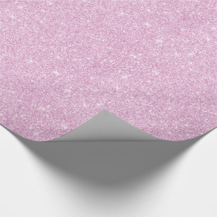 Modern Pink Glitzer Girly Geschenkpapier