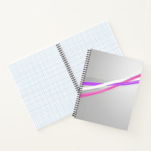 Modern Pink Wave Deluxe Notizbuch