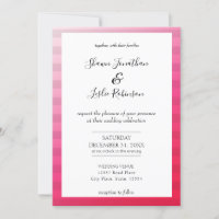 Modern Pink Wedding Typografy Invasion V4