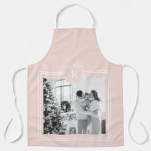 Modern Pink & White Family Foto |