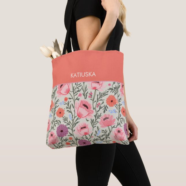 Modern Pink Wildflowers with Name (Von Nahem)