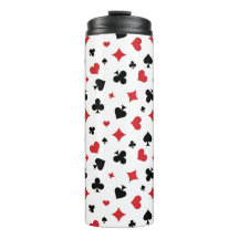 Modern Playing Card Suits Pattern