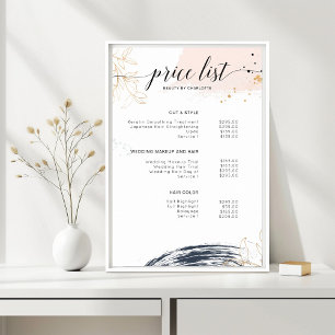 Modern, Preisliste Poster