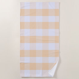 Modern Preppy Gingham Strandtuch