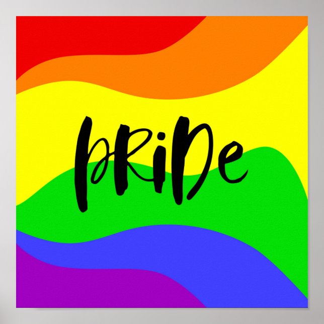 Modern Pride Rainbow Poster (Vorne)