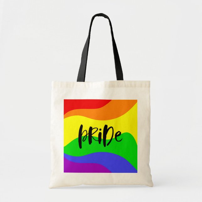 Modern Pride Rainbow Tragetasche (Vorne)