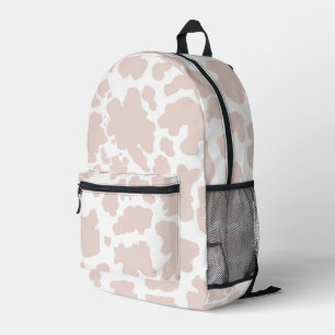 Modern Print in Beige und Weiß Bedruckter Rucksack