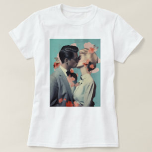 Modern Print, Kiss, Woman Man, Liebe T-Shirt