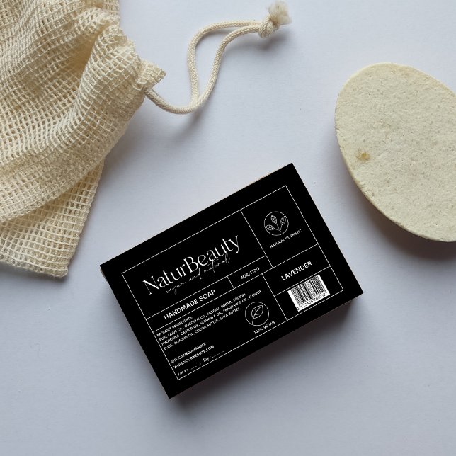 Modern Product Cosmetic Soap Label Lebensmitteletikett (Von Creator hochgeladen)