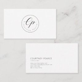 Modern professional business card visitenkarte