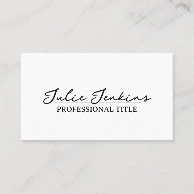 Modern & Professional Business Card Visitenkarte (Vorderseite)