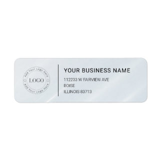 Modern Professional Business Return Address