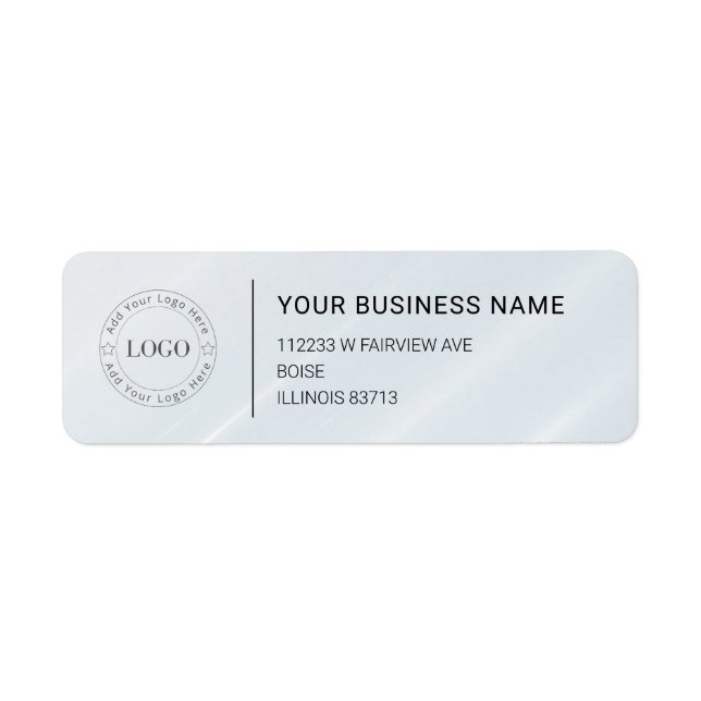 Modern Professional Business Return Address (Vorne)