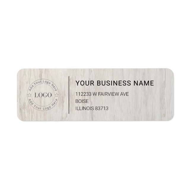 Modern Professional Business Return Address (Vorne)
