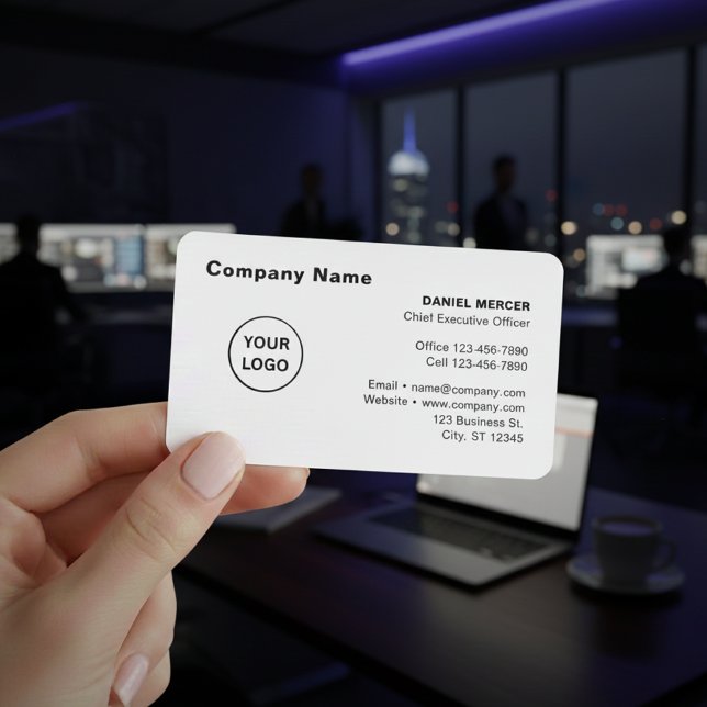 Modern Professional Logo Design Visitenkarte (Von Creator hochgeladen)