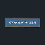 Modern Professional Office Door Sign Türschild<br><div class="desc">Make a lasting first impression with this modern professional office door sign, perfect for corporate offices, private practices, home offices, medical suites, law firms, real estate offices, and more. Featuring a sleek, minimalist design, this personalized nameplate adds a polished touch to any workspace. Elevate your professional space with this sleek,...</div>