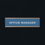 Modern Professional Office Door Sign Türschild<br><div class="desc">Make a lasting first impression with this modern professional office door sign, perfect for corporate offices, private practices, home offices, medical suites, law firms, real estate offices, and more. Featuring a sleek, minimalist design, this personalized nameplate adds a polished touch to any workspace. Elevate your professional space with this sleek,...</div>