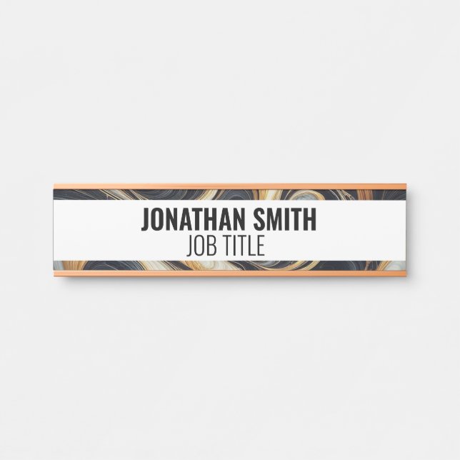 Modern Professional Office Door Sign Türschild (Vorderseite )