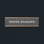 Modern Professional Office Door Sign Türschild<br><div class="desc">Make a lasting first impression with this modern professional office door sign, perfect for corporate offices, private practices, home offices, medical suites, law firms, real estate offices, and more. Featuring a sleek, minimalist design, this personalized nameplate adds a polished touch to any workspace. Elevate your professional space with this sleek,...</div>