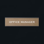 Modern Professional Office Door Sign Türschild<br><div class="desc">Make a lasting first impression with this modern professional office door sign, perfect for corporate offices, private practices, home offices, medical suites, law firms, real estate offices, and more. Featuring a sleek, minimalist design, this personalized nameplate adds a polished touch to any workspace. Elevate your professional space with this sleek,...</div>