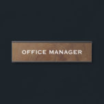 Modern Professional Office Door Sign Türschild<br><div class="desc">Make a lasting first impression with this modern professional office door sign, perfect for corporate offices, private practices, home offices, medical suites, law firms, real estate offices, and more. Featuring a sleek, minimalist design, this personalized nameplate adds a polished touch to any workspace. Elevate your professional space with this sleek,...</div>