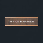 Modern Professional Office Door Sign Türschild<br><div class="desc">Make a lasting first impression with this modern professional office door sign, perfect for corporate offices, private practices, home offices, medical suites, law firms, real estate offices, and more. Featuring a sleek, minimalist design, this personalized nameplate adds a polished touch to any workspace. Elevate your professional space with this sleek,...</div>