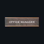 Modern Professional Office Door Sign Türschild<br><div class="desc">Make a lasting first impression with this modern professional office door sign, perfect for corporate offices, private practices, home offices, medical suites, law firms, real estate offices, and more. Featuring a sleek, minimalist design, this personalized nameplate adds a polished touch to any workspace. Elevate your professional space with this sleek,...</div>