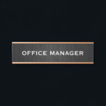 Modern Professional Office Door Sign Türschild<br><div class="desc">Make a lasting first impression with this modern professional office door sign, perfect for corporate offices, private practices, home offices, medical suites, law firms, real estate offices, and more. Featuring a sleek, minimalist design, this personalized nameplate adds a polished touch to any workspace. Elevate your professional space with this sleek,...</div>
