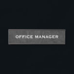 Modern Professional Office Door Sign Türschild<br><div class="desc">Make a lasting first impression with this modern professional office door sign, perfect for corporate offices, private practices, home offices, medical suites, law firms, real estate offices, and more. Featuring a sleek, minimalist design, this personalized nameplate adds a polished touch to any workspace. Elevate your professional space with this sleek,...</div>