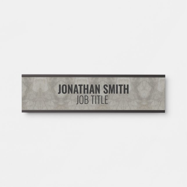 Modern Professional Office Door Sign Türschild (Vorderseite )