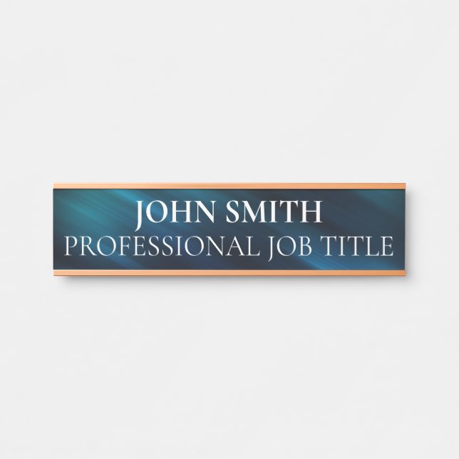 Modern Professional Office Door Sign Türschild (Vorderseite )