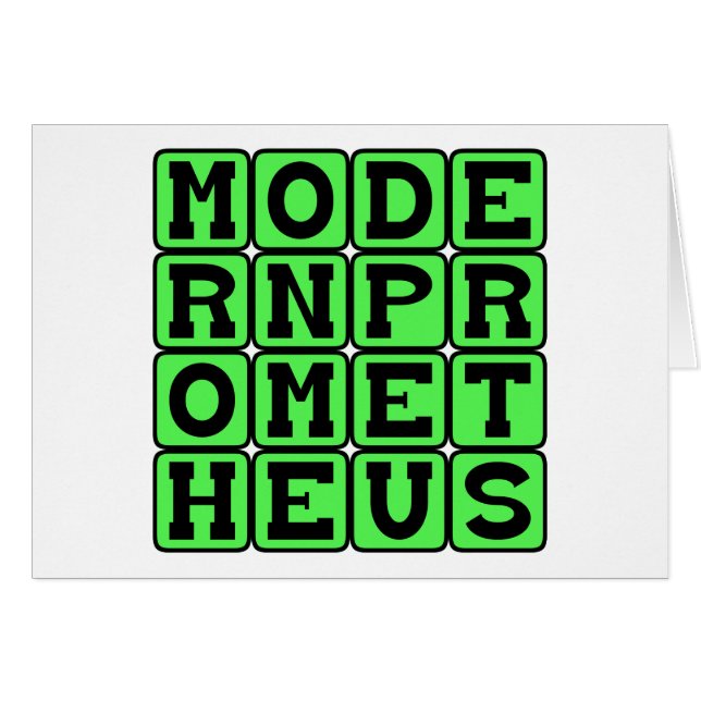 Modern Prometheus, Frankenstein von Mary Shelley (Vorderseite (Horizontal))