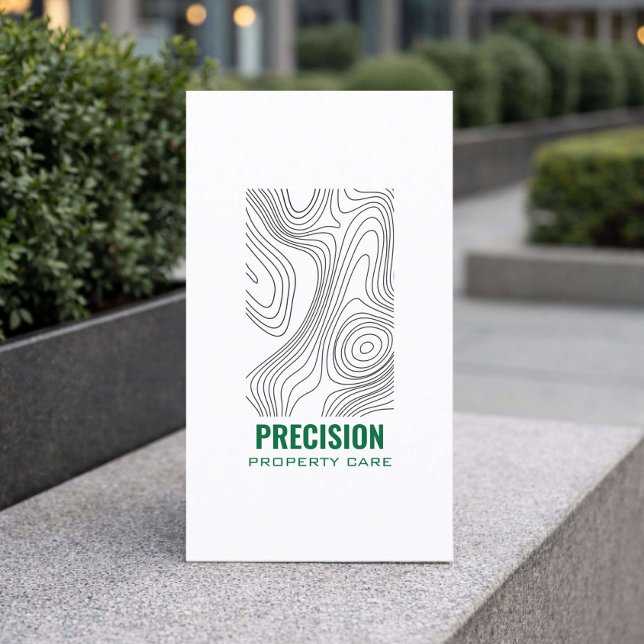 Modern Property Maintenance & Groundskeeping Visitenkarte (Von Creator hochgeladen)