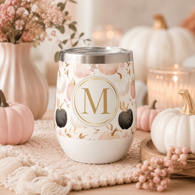 Modern Pumpkin Monogram - Personalisiert Initial (Von Creator hochgeladen)