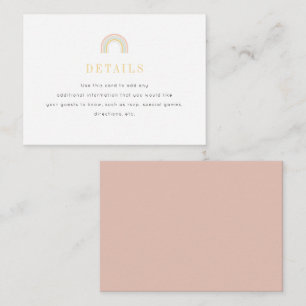 Modern Rainbow Birthday Begleitkarte