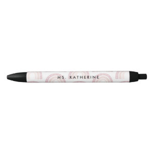 Modern Rainbow Boho Pastel Pink Gift Kugelschreiber