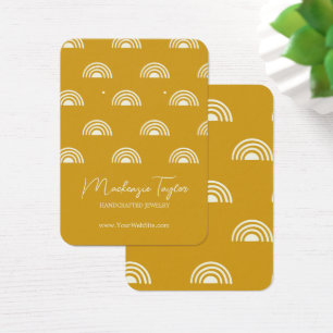 Modern Rainbow Personalisiert Earring Display Card