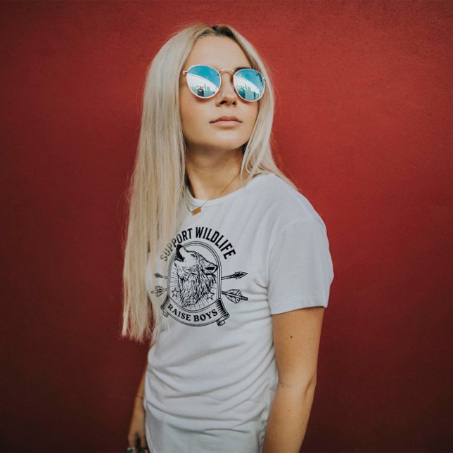 Modern Raise Boys Mama Rustikal Funny T-Shirt (Von Creator hochgeladen)