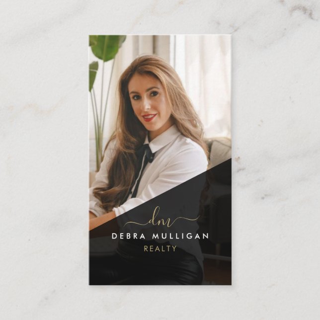 Modern Real Anwesen Agent Business Card Visitenkarte (Vorderseite)