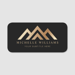 Modern Real Anwesen Werbemittel Name des Realtor-L Namensschild