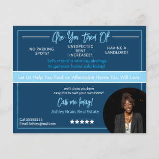 Modern Real Estate Flyer Template |Editable Rental